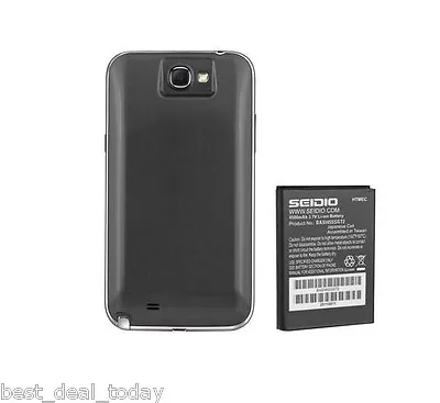$72.40 • Buy Seidio Innocell Extended Battery&Door For Samsung Galaxy Note 2 II Grey 4500MAH