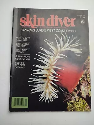 Vintage SKIN DIVER MAGAZINE November 1977 Single Issue Magazine.  • $11.99