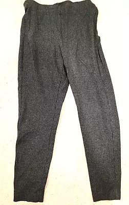 J. Jill Houndstooth Leggings Gray Black Sz L Petite • $5.99