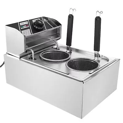 Noodle Cooking Machine Noodle Pasta Cooker Machine Two Baskets Kitchen Utensils • $78.45