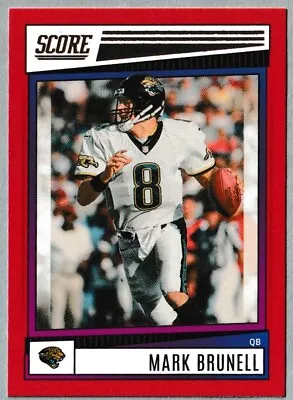 2022 Panini Score Football Red Parallel Mark Brunell #26 • $1.99