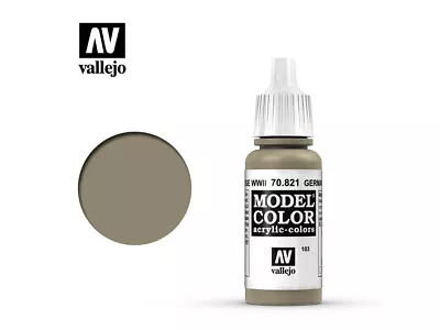 Vallejo Model Color Paint - German Camouflage Beige Wwii - 70.821 • £2.95