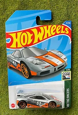 Hot Wheels McLAREN F1 GTR Silver Racing No.3 HW Retro Racers 🛞 • $24.90