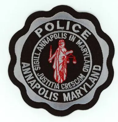 Maryland Md Annapolis Police Subdued Swat Style Nice Shoulder Patch Sheriff • $4.99