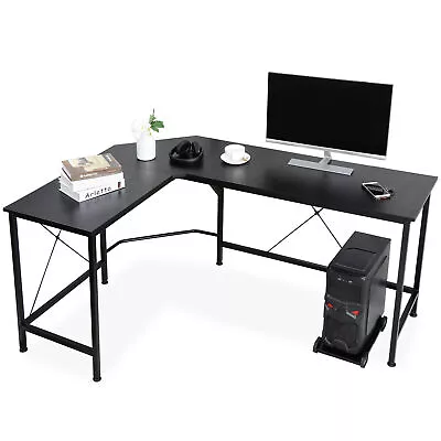 Computer L-Shaped Desk Gaming Laptop Table Corner Workstation Office Desk • $73.58