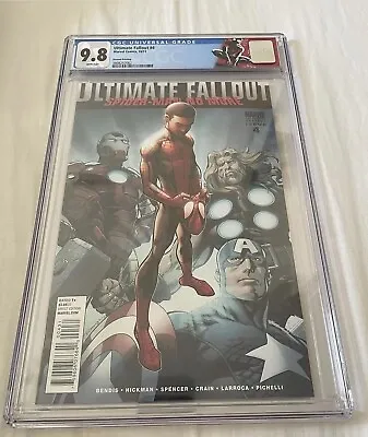 Ultimate Fallout #4 2nd Print CGC 9.8 1st Full Appearance Miles Morales • £250