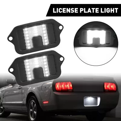 2X Full LED Rear Bumper License Plate Light Tag Lamp For 2005-2009 Ford Mustang • $11.95