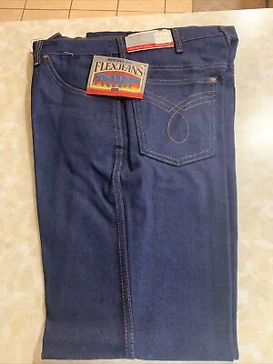 Vintage Sears Roebuck Flex Jeans Size 34x32 Blue New With Tags • $24.99