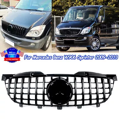 For Mercedes Sprinter W906 Van 2006-2013 Glossy Black GTR Front Facelift Grille • $249.99