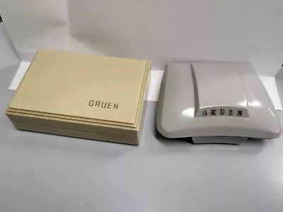 Gruen Lot Of Two Vintage Watch Boxes • $9.99