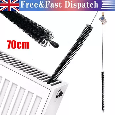 Radiator Cleaning Brush Long Reach Heater Dust Cleaner Flexible Bristle Duster • £6.69