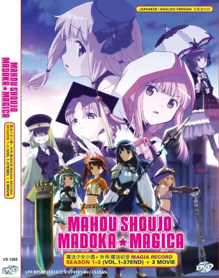 Mahou Shoujo Madoka Magica / Puella Magi Madoka Magica - Season 1-3 + 3 Movies • $31