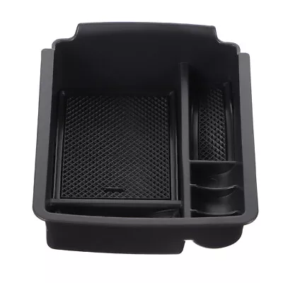  Storage Box Abs Cup Holder Tray Front Gap Filler Black Bins • £10.49