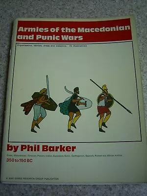 Wargames Research Group  -  Armies Of The Macedonian And Punic Wars   • £3.99