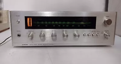 Hitachi SR-600 Stereo Receiver Vintage Amplifier Silver Face • $120