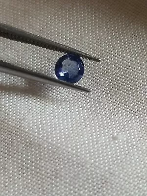 $40 • Buy Ceylon Blue Sapphire 0.39 Ct Unheated Natural Round Shape Loose Gemstone