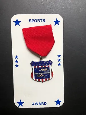 Vintage   Swimming Medal Team Sport Award Trophy   A • $19.99