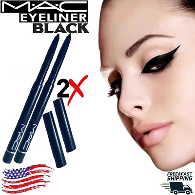 BLACK MAC Retractable Waterproof Eyeliner Pencil Pen Vitamin BUY 2 GET 1 FREE • $7.99