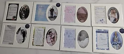 Mount Keepsake Photo Frame - Gift For Graduation Wedding Baby Boy & MORE! • £3.45