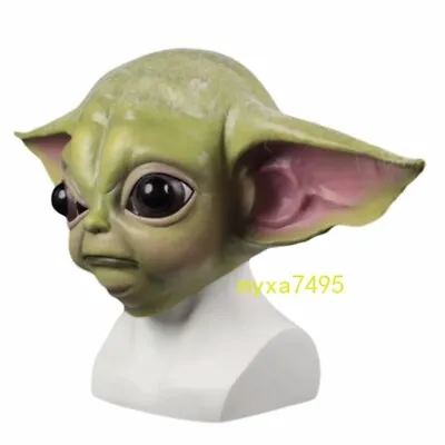 Yoda Grogu Star Wars The Mandalorian Cosplay Mask Doll Figure Paws Hand Puppet • $27.74