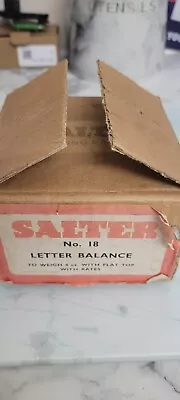 Vintage Salter Letter Postal Scales Desk Boxed TV Film Prop Display Collectable  • $23.43