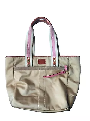 Coach Hamptons Gold Nylon Tote Bag • $21.62
