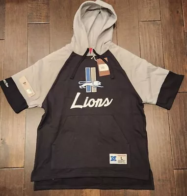 Mitchell & Ness Detroit Lions Home Advantage Fleece Hoodie - Men's Large • $59