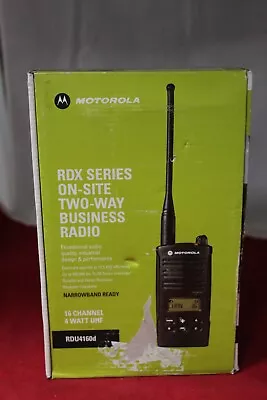 MOTOROLA RDU4160d 16-Ch UHF Two - Way Business Radio • $194.95