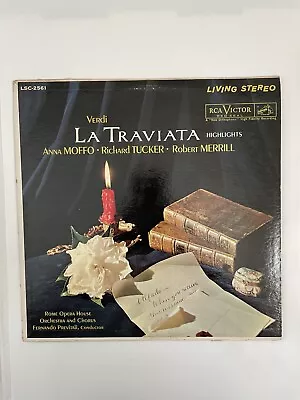 VERDI-LA TRAVIATA HIGHLIGHTS-RCA RED SEAL LSC-2561 LP Record D • $3.50
