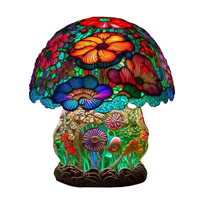 £23.16 • Buy Stained Glass Plant Series Bedside Lamp Desk Lamps Night Light Table Lamp &H
