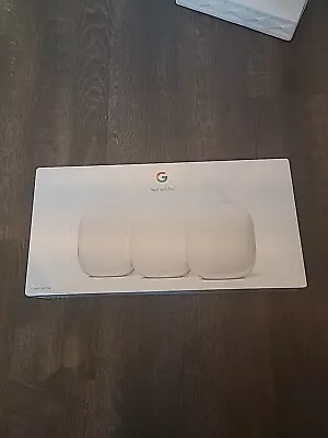 Google Nest Wifi Pro 6E Wireless Mesh Router; 3 Pack; Snow Model: GA03690-US NEW • $325