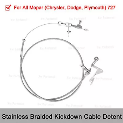 For Chrysler 727 Stainless Braided Kickdown Cable Detent Mopar Transmission • $29.99