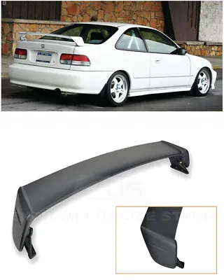 For 96-00 Honda Civic 2Dr Coupe Mugen Style ABS Plastic Rear Wing Spoiler Lip  • $119.98