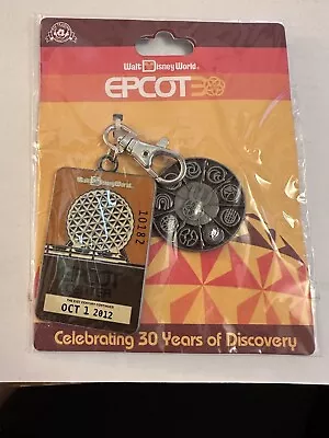 Disney Parks Epcot 30th Anniversary Key Chain Lanyard Medal & Pin Set WDW • $25