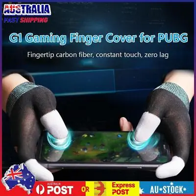 $8.79 • Buy 2pcs Touch Screen Gaming Finger Cover Thumb Sleeve Gloves For PUBG Mobile Game