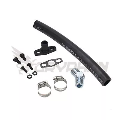 Turbo Oil Return Drain Line Kit For Nissan SR20DET CA18DET Top Mount TD05H TD06 • $48.38