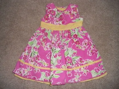 Baby Girl 12-18 Months John Lewis Pink Floral Summer Dress – I Combine P&P • £1.99