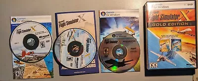 Microsoft Flight Simulator X: Gold Edition Delux + Acceleration (PC  DVD 2006) • $26