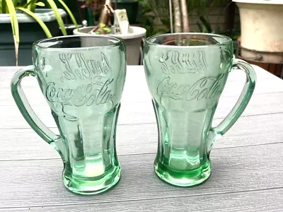 Vintage Retro Libbey COCA COLA Glass MUGS • $45