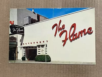 Postcard Phoenix AZ Arizona The Flame Restaurant Jungle Bar Advertising Vintage • $5.99