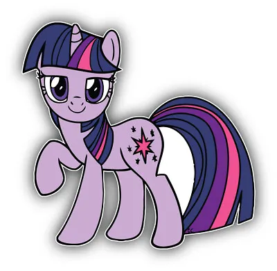 My Little Pony Cartoon Twilight Sparkle Sticker Bumper Decal - ''SIZES'' • $3.75