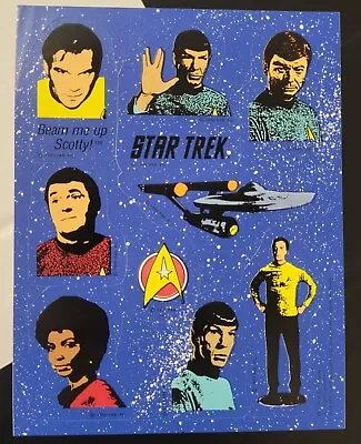 $2.50 • Buy Hallmark Star Trek Sticker Sheet