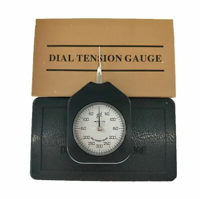 Dial Single Pointer Gram Force Gauge Tension Meter Tensiometer With 60-300-60g • $30.15