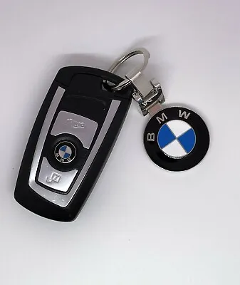 $9.50 • Buy Car Accessories BMW Logo Keyring Keychain