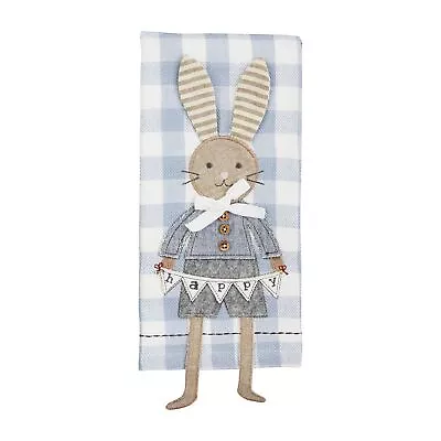 Mud Pie Easter Bunny Dangle Leg Towel Boy Bunny 21  X 14  • $32.75