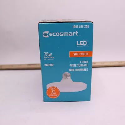 EcoSmart Wide Surface Non-Dimmable LED Light Bulb 11UFO075WULND03 • $5.59