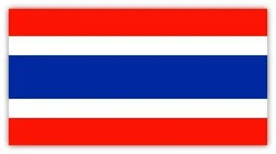  Thailand Flag Patriotic Sticker Decal Hard Helmet For Laptop Wall Car • £4.64