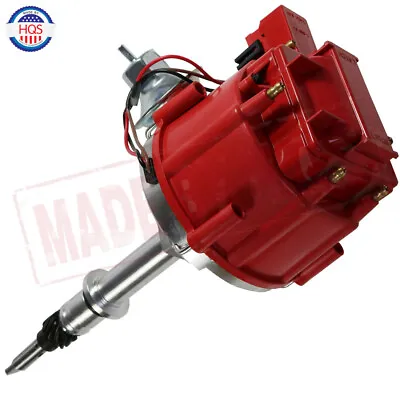 Red HEI Ignition Distributor 6522R For GM 250 Chevy 292 230 Inline 6 Cylinder • $62.86