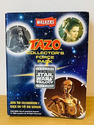 Walkers Star Wars Tazo Collectors Force Pack Trilogy Edition Complete 50 Tazos. • £17.99