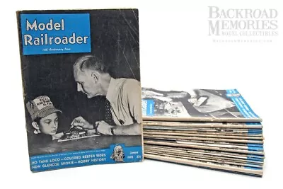 Lot Of Vtg (1949-1950)  Model Railroader  Magazines (22) By Kalmbach Publishing • $45